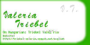 valeria triebel business card